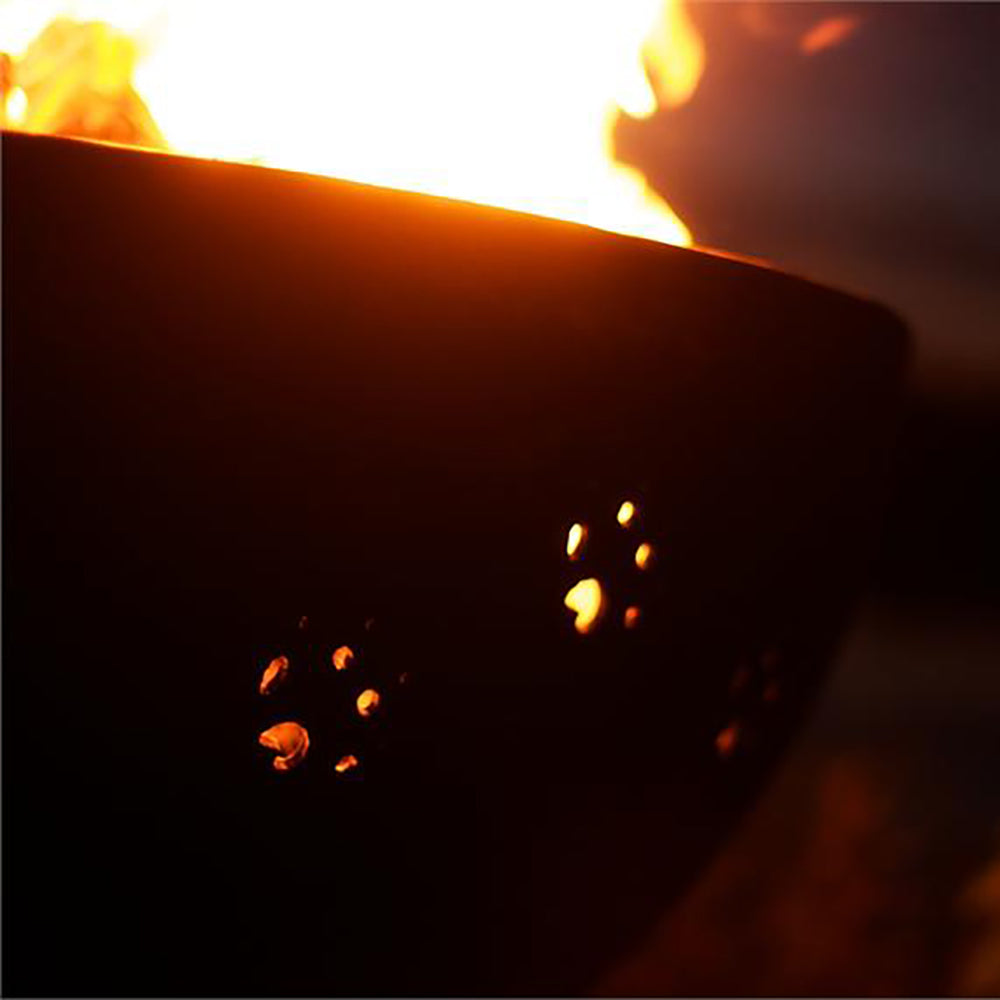 Fire Pit Art FUNDC Funky Dog Gas Fire Pit