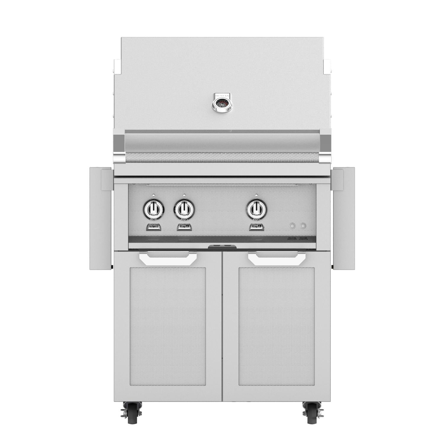 Hestan GBR30 Double Drawer and Door Freestanding Gas Grill, 30-Inch