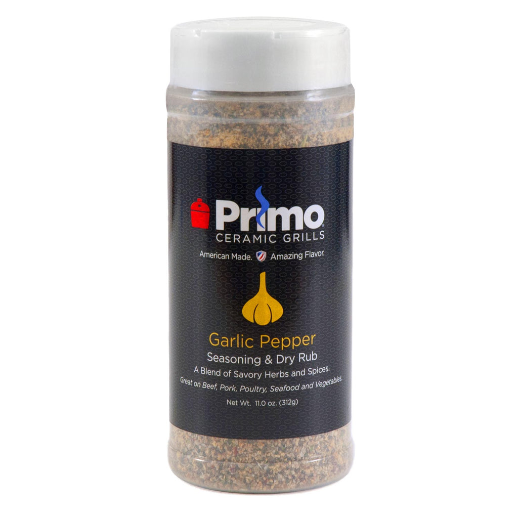 Primo ceramic grills garlic pepper seasoning dry rub bottle, 11 oz