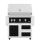 Hestan GBR36 Double Drawer and Door Freestanding Gas Grill, 36-Inch