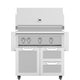 Hestan GBR36 Double Drawer and Door Freestanding Gas Grill, 36-Inch