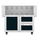 Hestan GCR36 Double Drawer and Door Cart, 36-Inches