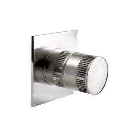 Napoleon round wall terminal kit with metal round duct opening