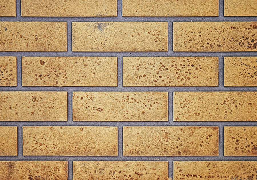 Sandstone brick decorative fireplace panels with rectangular staggered pattern
