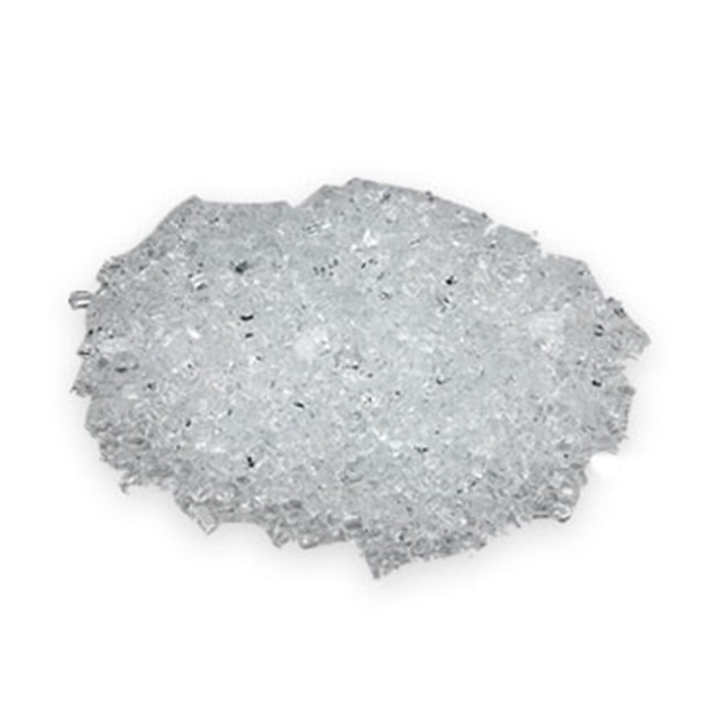 Gray crushed diamond glass media, 3 lb