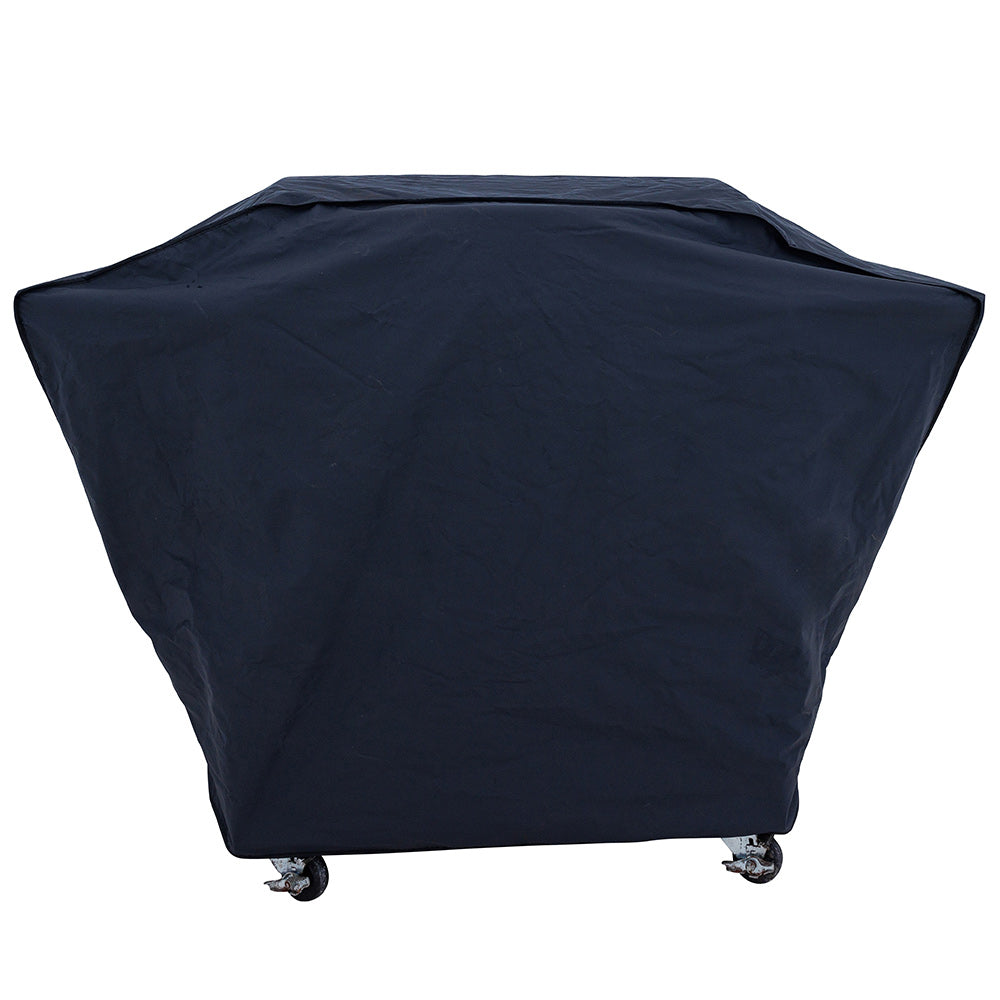 Vinyl grill cover for 30-inch freestanding griddle, dark navy, fitted with bottom hem.