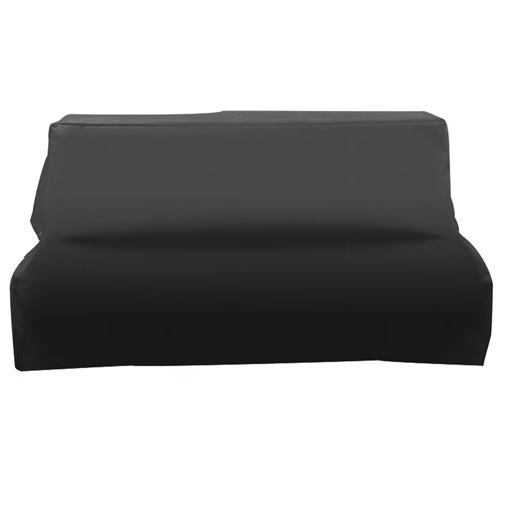 Built-in grill cover, dark gray, fitted wrap with raised top panel