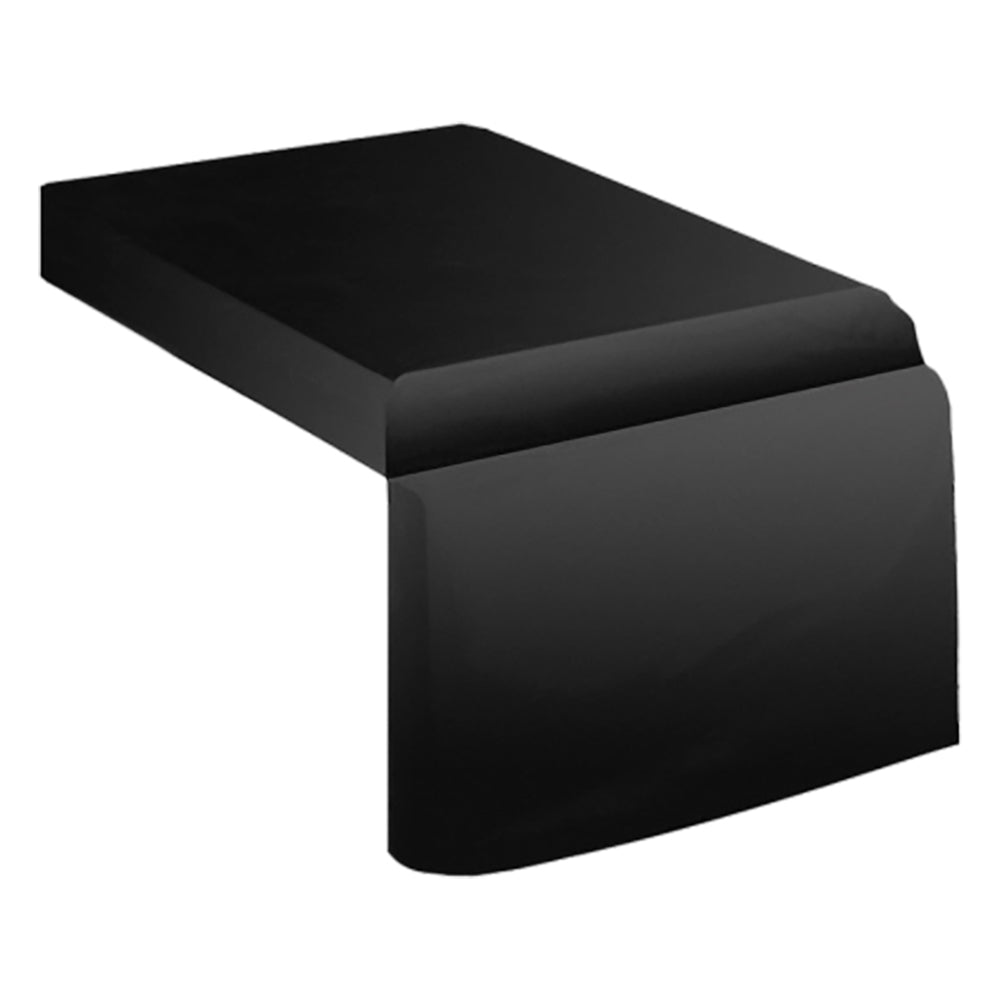 TrueFlame Power Burner Cover, black rectangular protective cover with smooth lid
