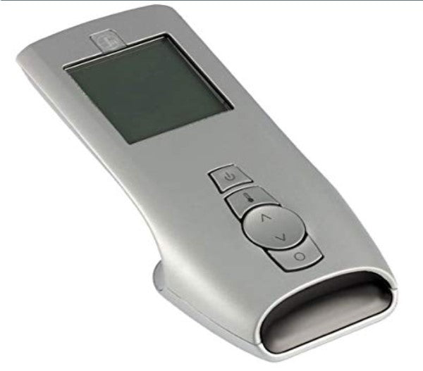Kingsman thermostat remote control with LCD display and silver buttons