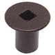 Gas valve cover with round cap, bronze speckled finish, square opening