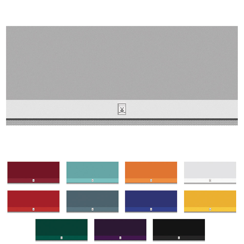Outdoor ventilation hood with rectangular canopy and vent cover, light gray finish