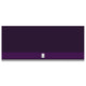 Outdoor ventilation hood with rectangular canopy and vent cover, purple finish