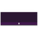 Stainless steel outdoor ventilation hood with purple front panel and vent handle