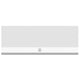 Stainless steel outdoor ventilation hood with pale gray front panel and vent handle