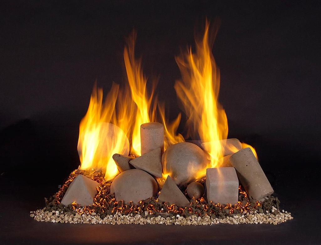 Rasmussen STxx30A Smooth FireStones Set for 30-Inch Linear Burner, 45-Pieces