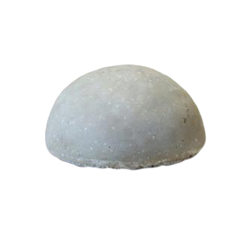 Smooth half ball dome, light gray