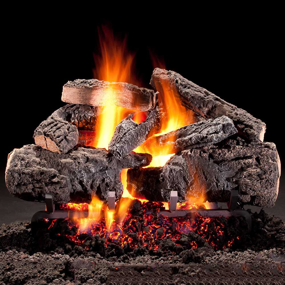 Hargrove Cross Timbers Vented Gas Log Set with ANSI Certified Burner (HGCTSAA-EHB-ANSI)