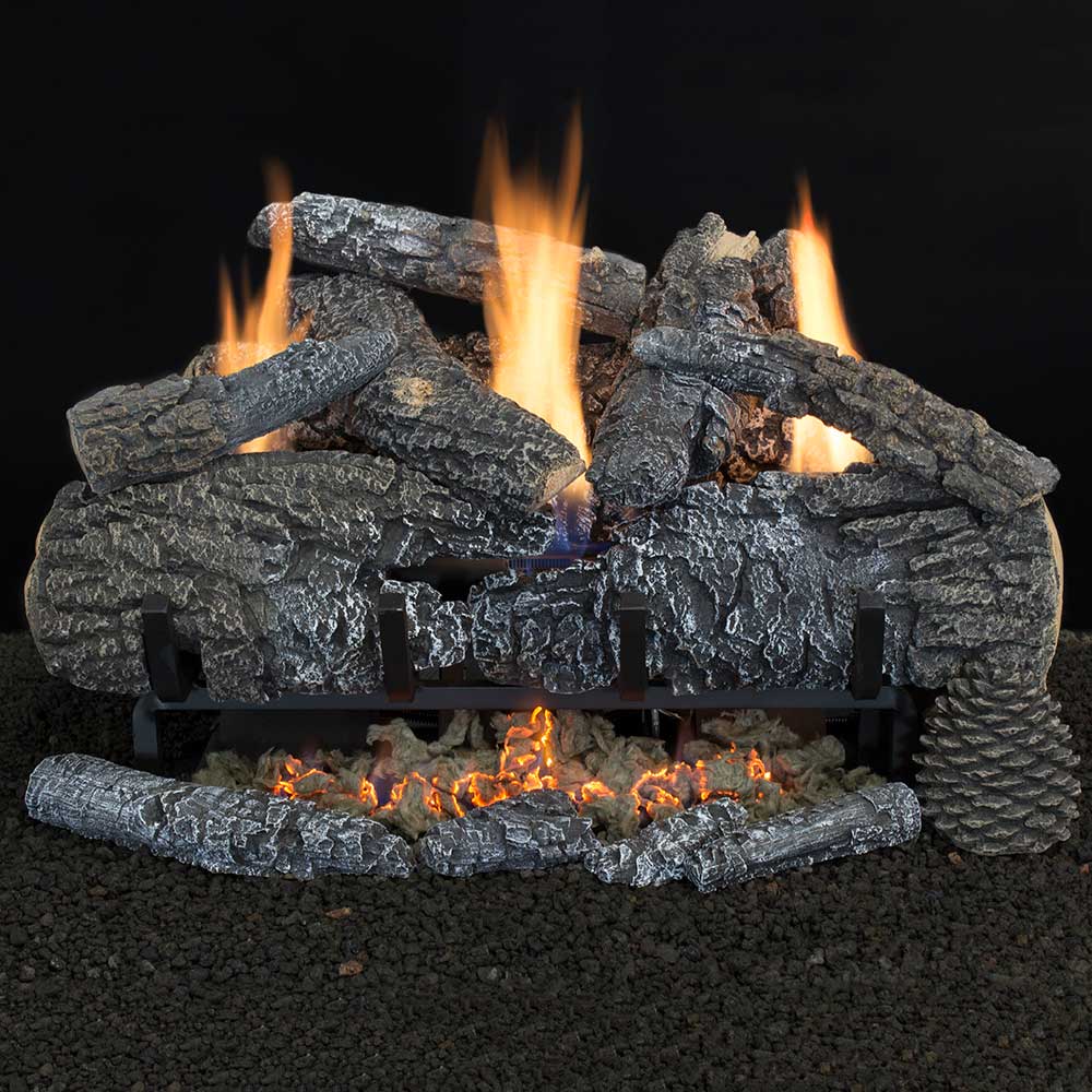 Hargrove ANSI Certified Yukon Char Vent-Free Gas Log Set (HGETYC)