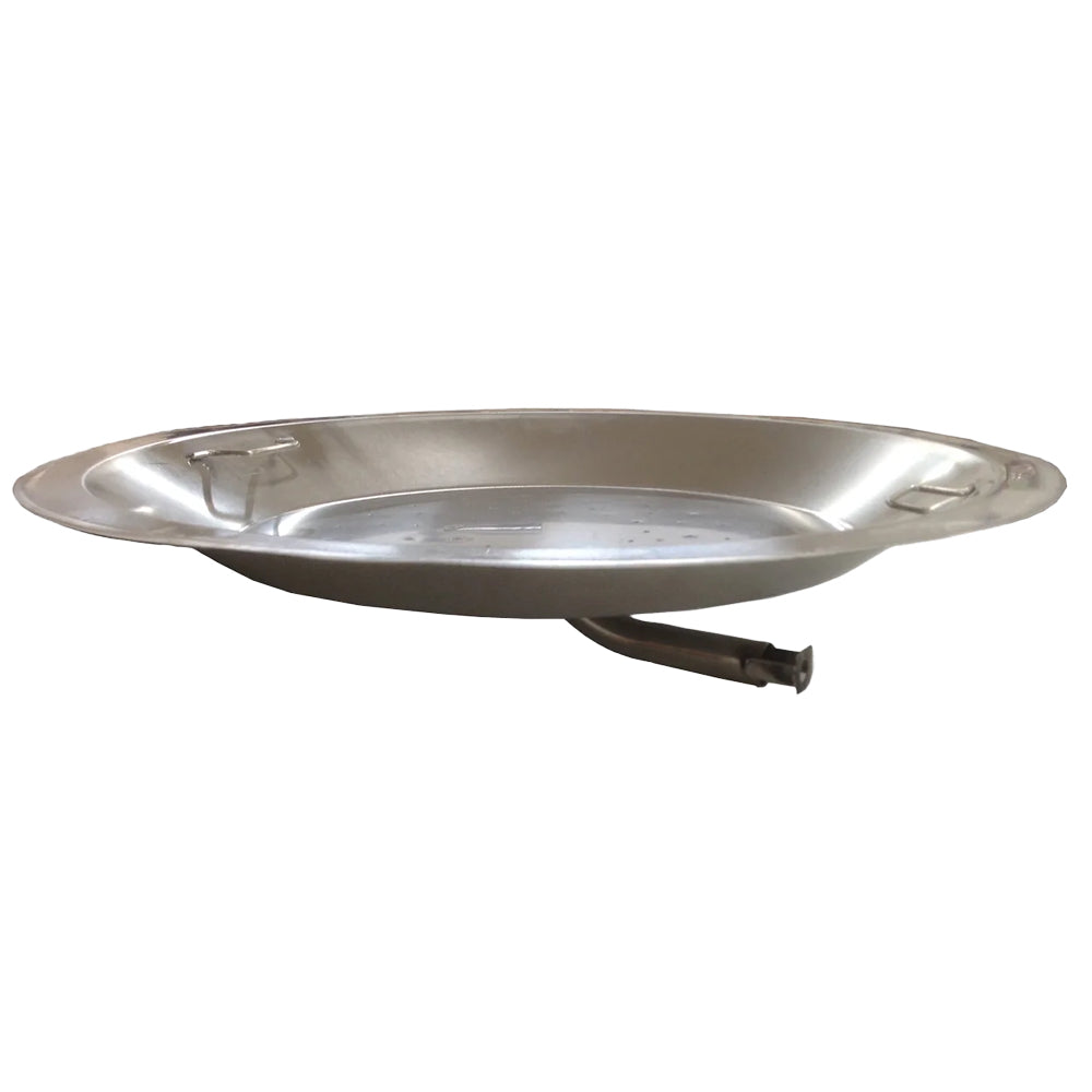 Hargrove Outdoor Stainless Steel 22-Inch Drop-In Style Fire Pit Burner Kit with Fire Glass and Match Light Ignition (HGFR-ODIB)