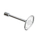 Universal valve key wrench, 3-inch, polished chrome