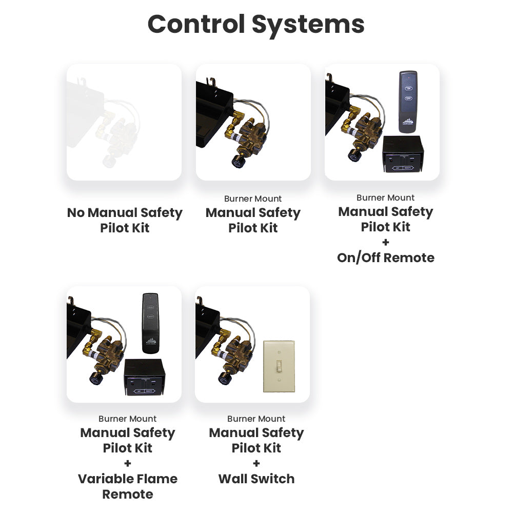 Hargrove Oak Full Pan Vented Gas Log Set with Burner Kit (HGOOSFP-FPB)