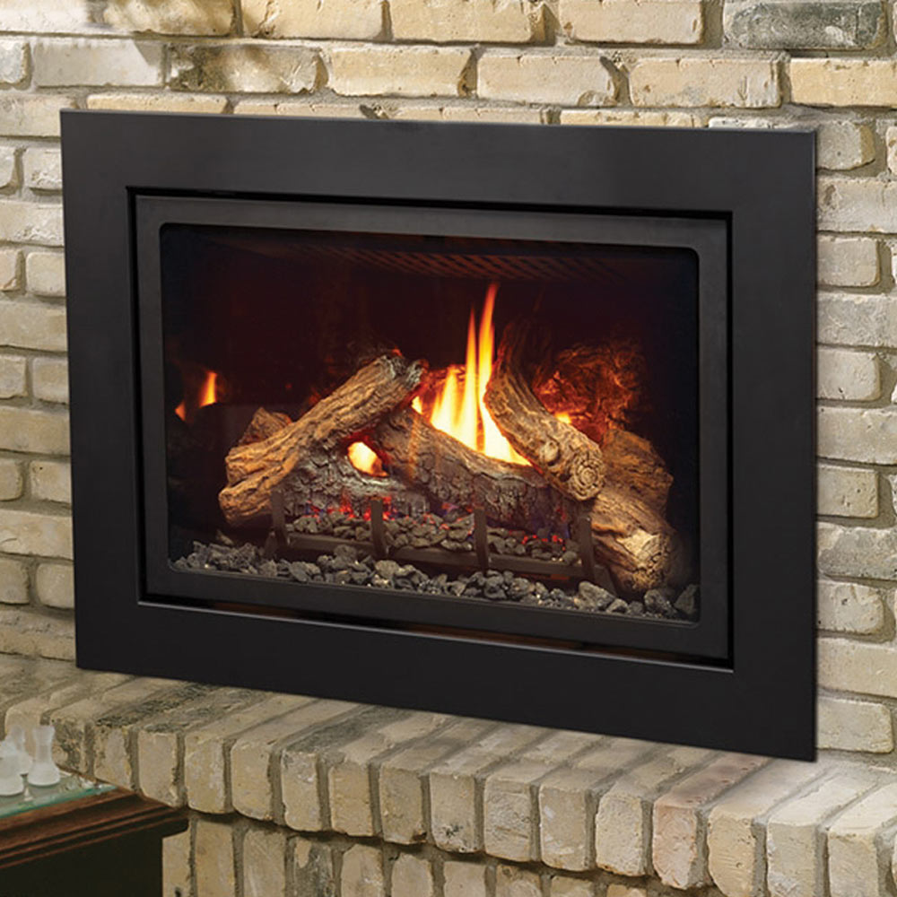 Kingsman 26in Clean View DV Gas Fireplace Insert w/ Media – Spotix
