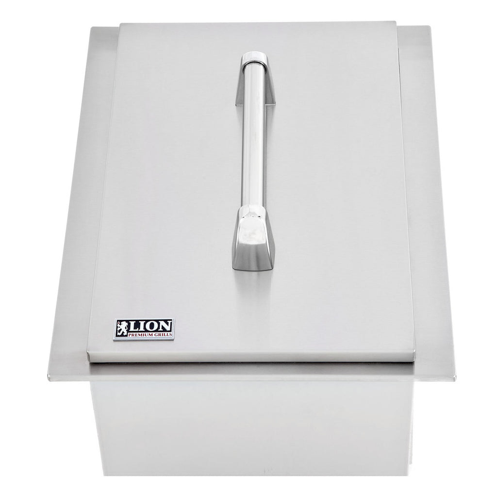 Lion Stainless Steel Ice Chest, 21.375x16.875-Inches