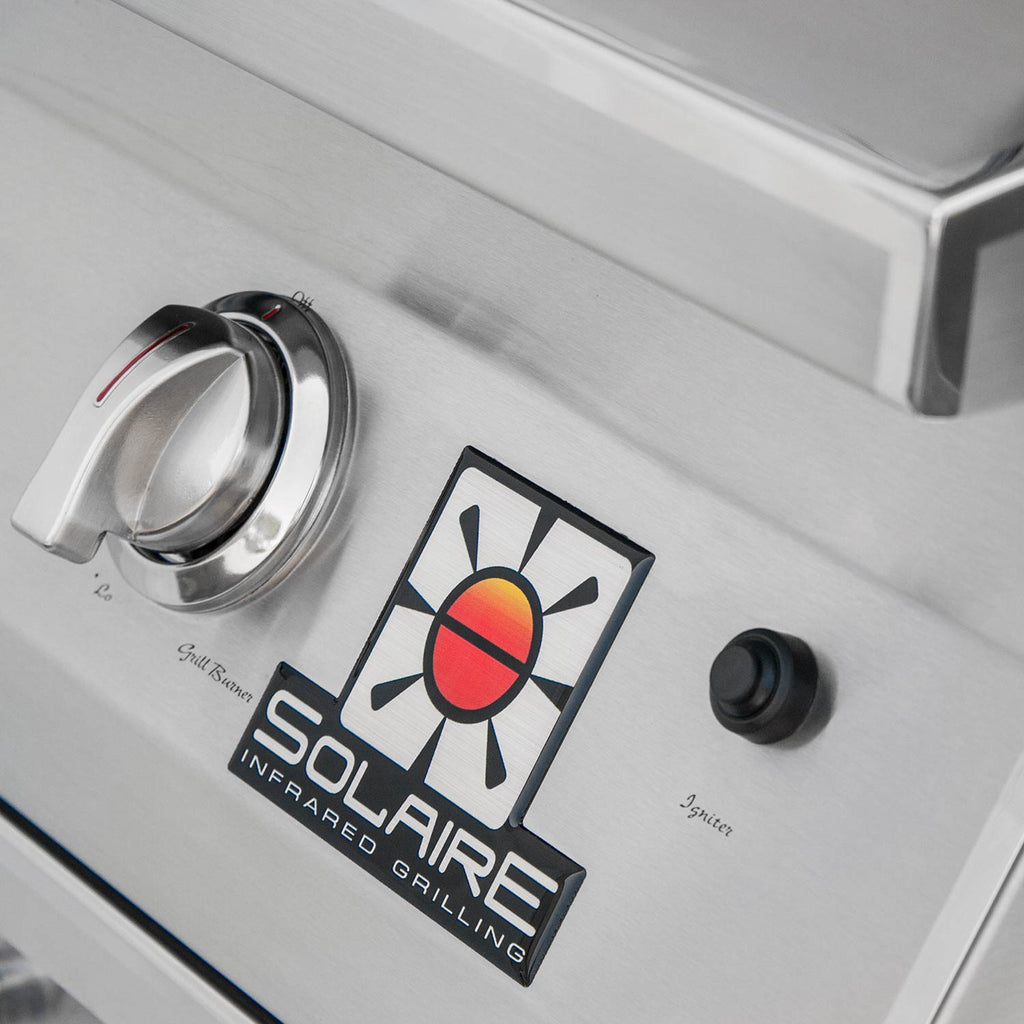 Solaire AGBQ-42 42-Inch Deluxe Freestanding Grill on 2-Door Cart with Rotisserie