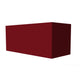 Hestan KVDC42 duct cover, 42-inch, matte maroon rectangular chimney housing