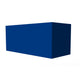 Hestan 54-in duct cover, rectangular steel chimney, blue finish