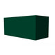 Hestan KVDC54 duct cover, 54-inch, dark green rectangular chimney sleeve