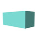 Hestan KVDC54 duct cover, 54-inch, light teal rectangular chimney sleeve