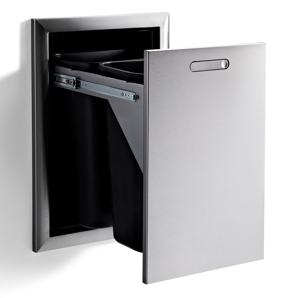 Lynx Ventana Trash and Recycle Bin Drawer, 19.25x28-Inch