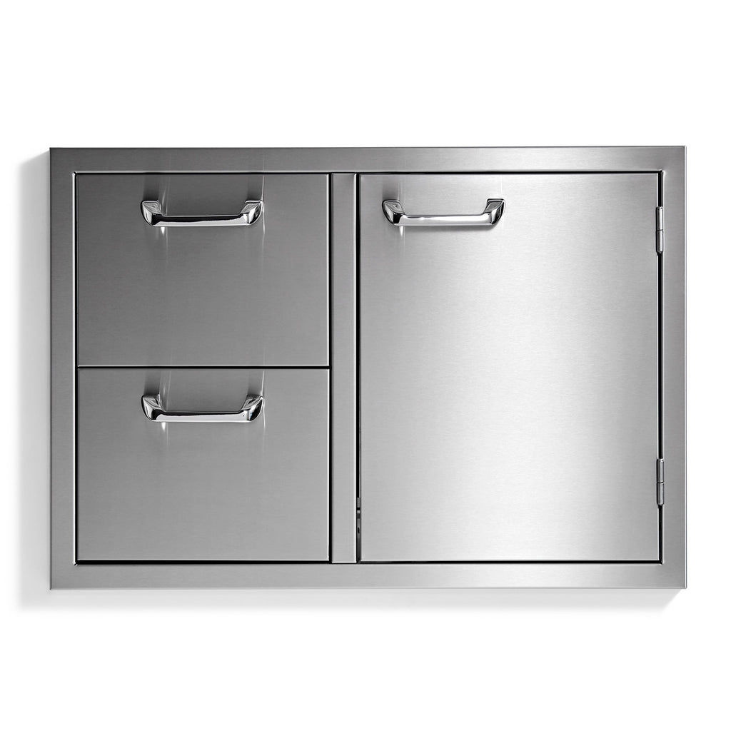 Sedona By Lynx Sedona Series Storage Door & Double Drawer Combo, 30-Inch