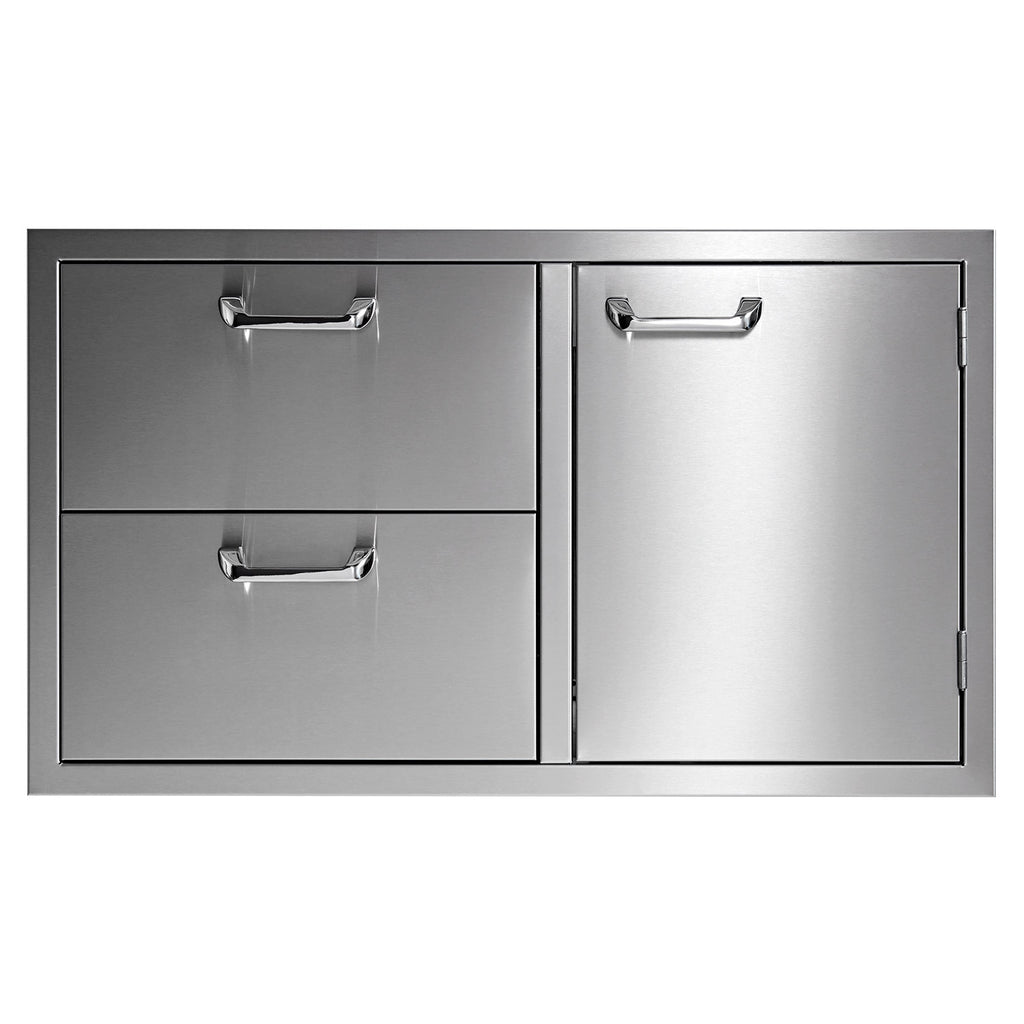 Sedona By Lynx Sedona Series Storage Door & Double Drawer Combo, 36-Inch