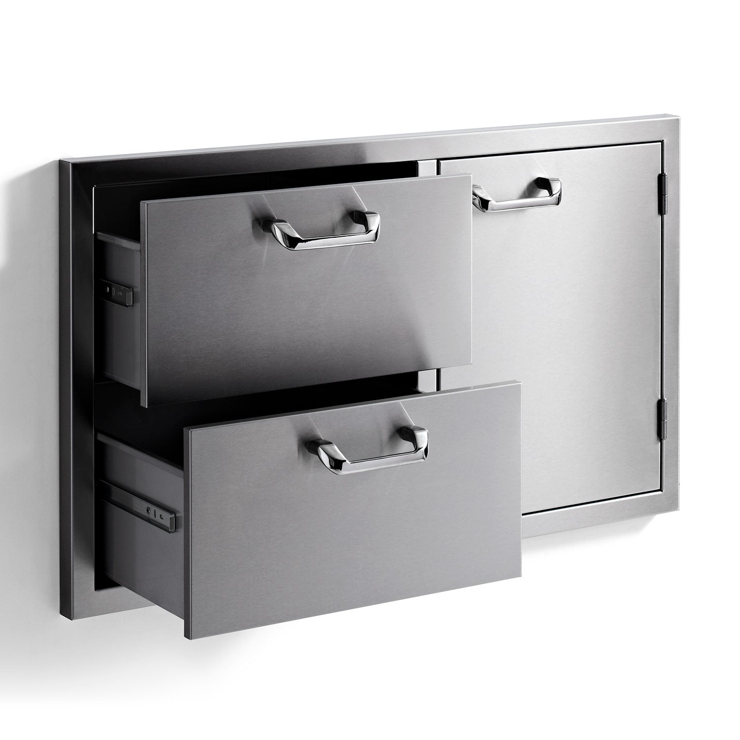 Sedona By Lynx Sedona Series Storage Door & Double Drawer Combo, 36-Inch