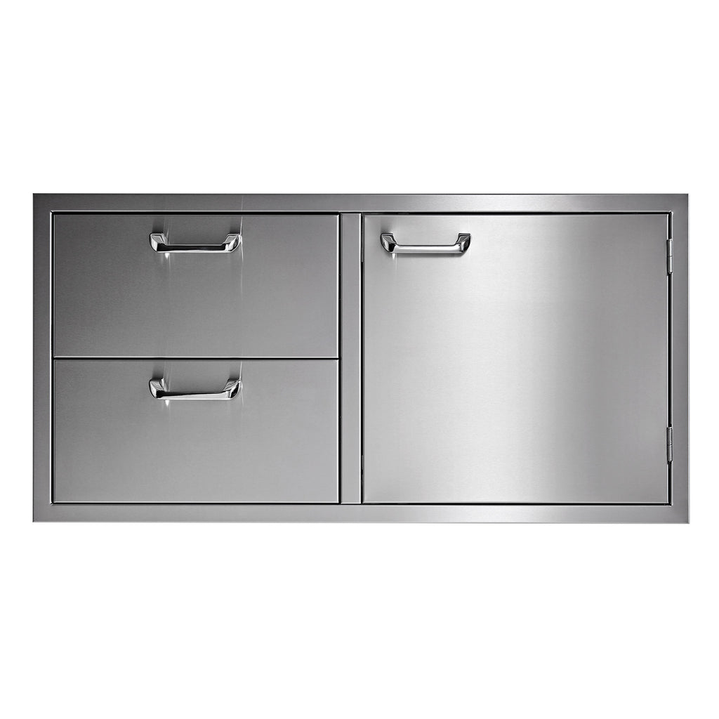 Sedona By Lynx Sedona Series Storage Door & Double Drawer Combo, 42-Inch