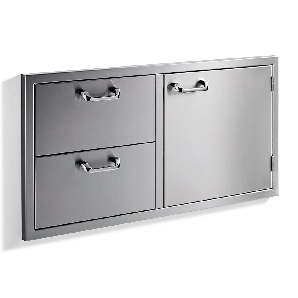 Sedona By Lynx Sedona Series Storage Door & Double Drawer Combo, 42-Inch