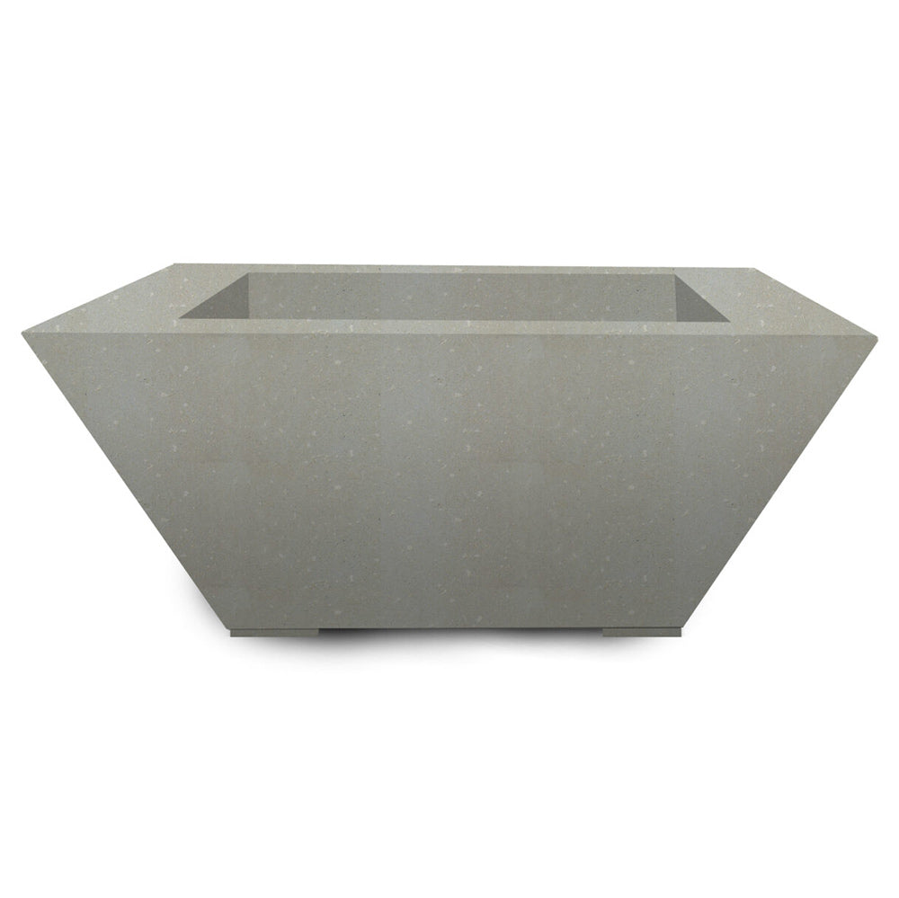 Prism Hardscapes PH-416 Lombard Concrete Gas Fire Pit, 40x40-Inch