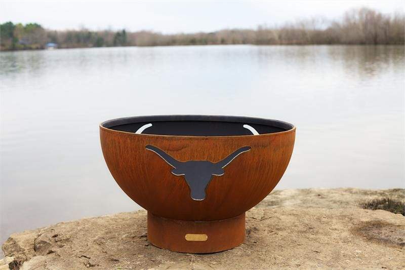 Fire Pit Art Long Horn Fire Pit