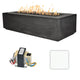 Fire by Design Aura 78-Inch Linear Concrete Gas Fire Table