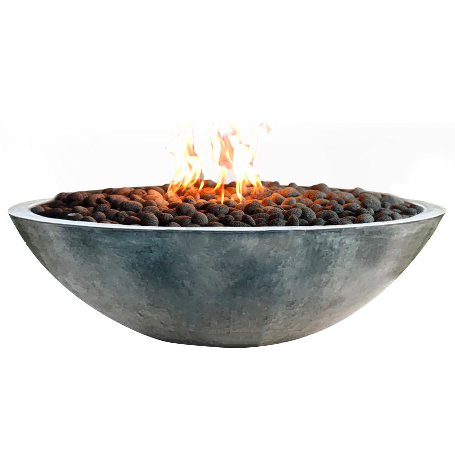 Fire by Design MGZENRFB37 Round Zen 37-Inch GFRC Fire Bowl