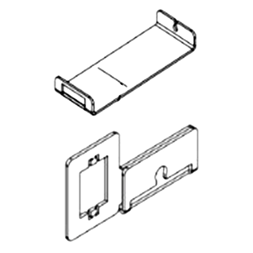 Metal USB-C relocation kit bracket set with reset switch holder