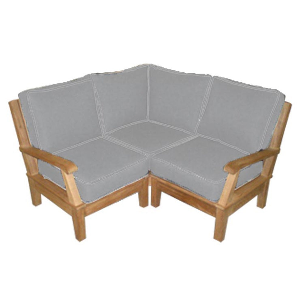 Royal Teak Collection Miami Small Sectional Sofa