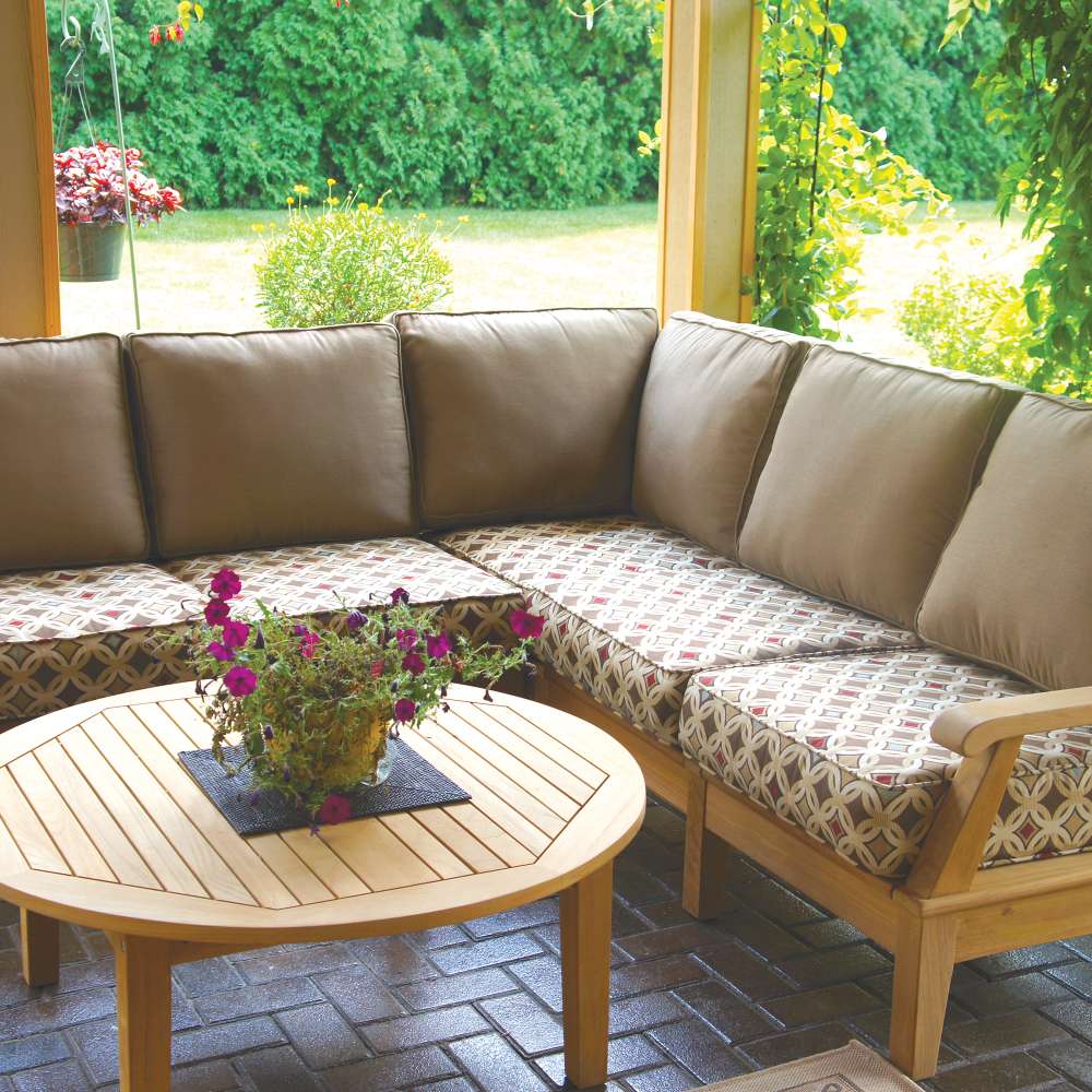 Royal Teak Collection Miami Large Sectional Sofa