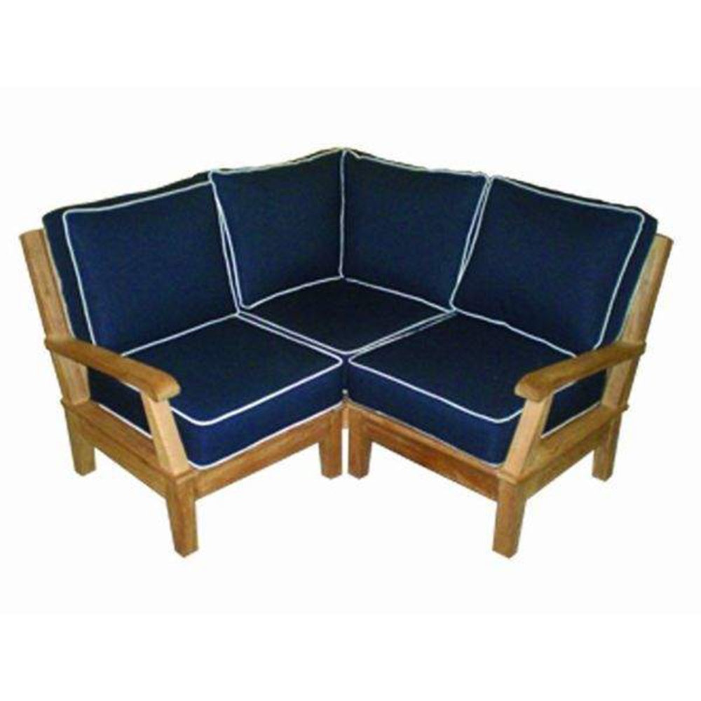 Royal Teak Collection Miami Small Sectional Sofa
