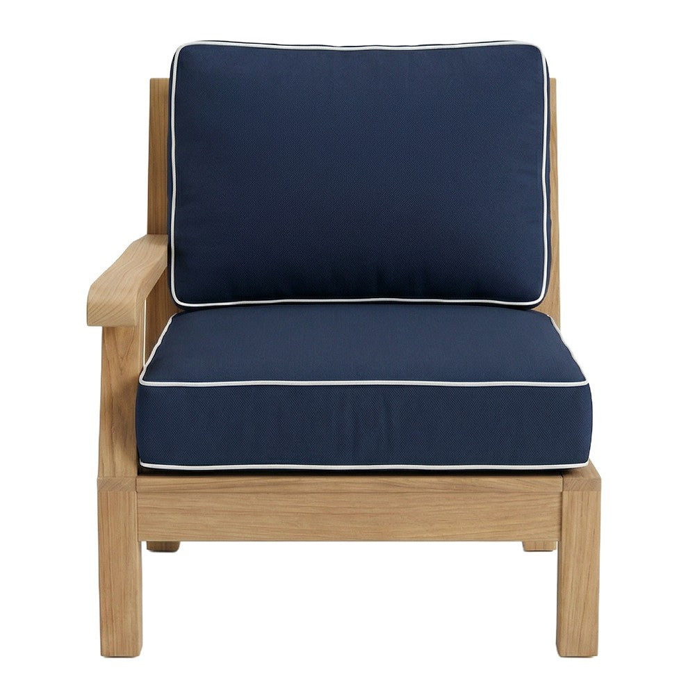 Royal Teak Collection Miami 1 Seater Left Arm Facing