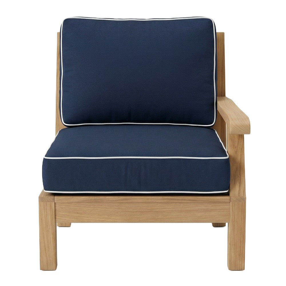 Royal Teak Collection Miami 1 Seater Right Arm Facing