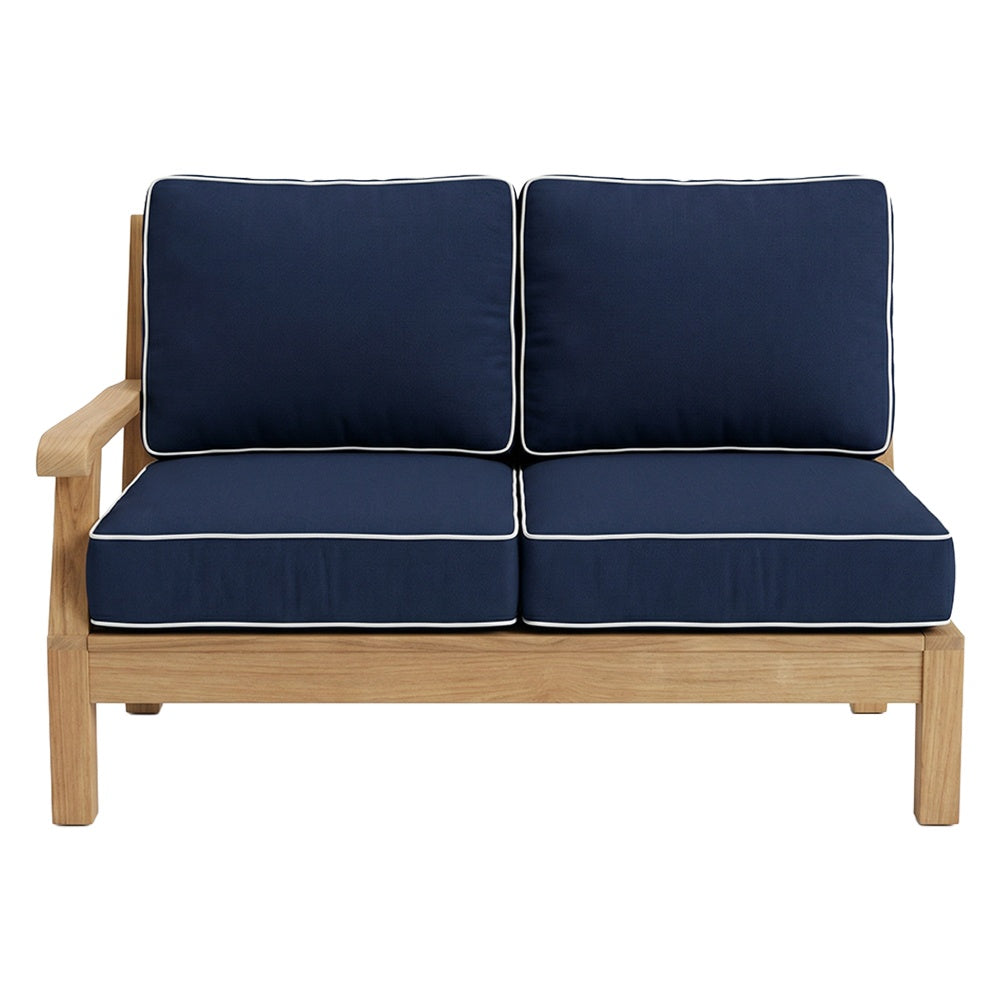 Royal Teak Collection Miami Left Arm Facing Loveseat