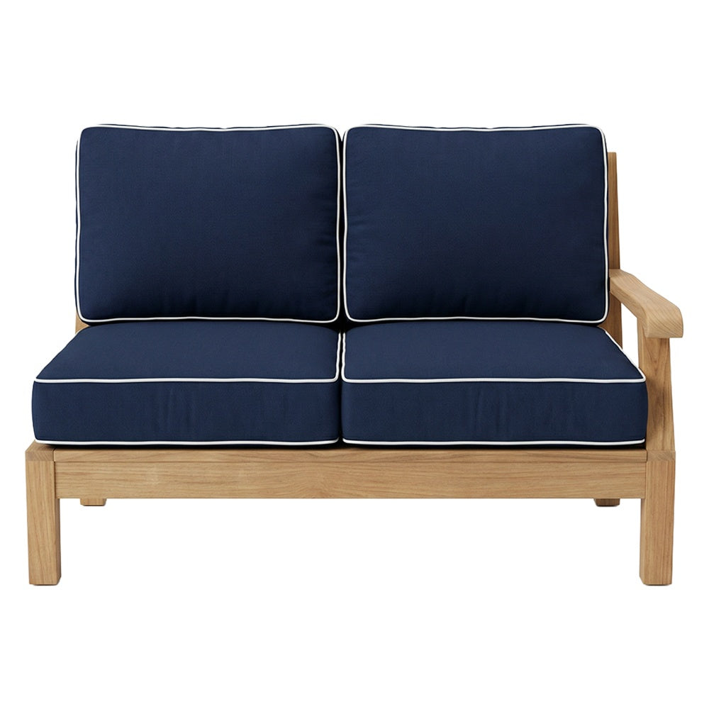 Royal Teak Collection Miami Right Arm Facing Loveseat